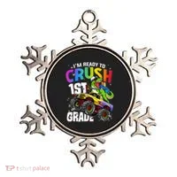 I'm Ready To Crush 1st Grade Dinosaur Back To School Ornament thumb 0