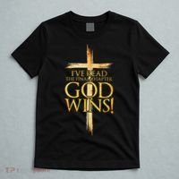 IVe Read The Final Chapter God Wins Christian Faith Cross T-Shirt thumb 5