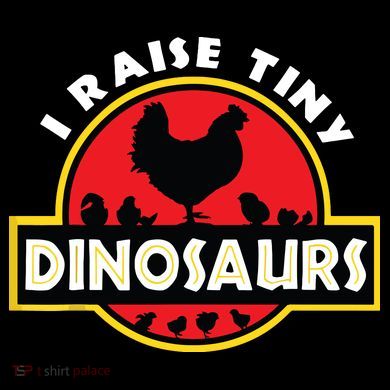 I Raise Tiny Dinosaurs Chicken Lover Stripe Pom Pom Beanie