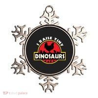 I Raise Tiny Dinosaurs Chicken Lover Ornament thumb 0