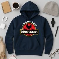I Raise Tiny Dinosaurs Chicken Lover Hoodie thumb 3
