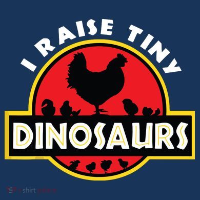 I Raise Tiny Dinosaurs Chicken Lover Sustainable Bucket Hat