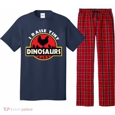 I Raise Tiny Dinosaurs Chicken Lover Pajama Set