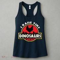I Raise Tiny Dinosaurs Chicken Lover Women's Tank Top thumb 3