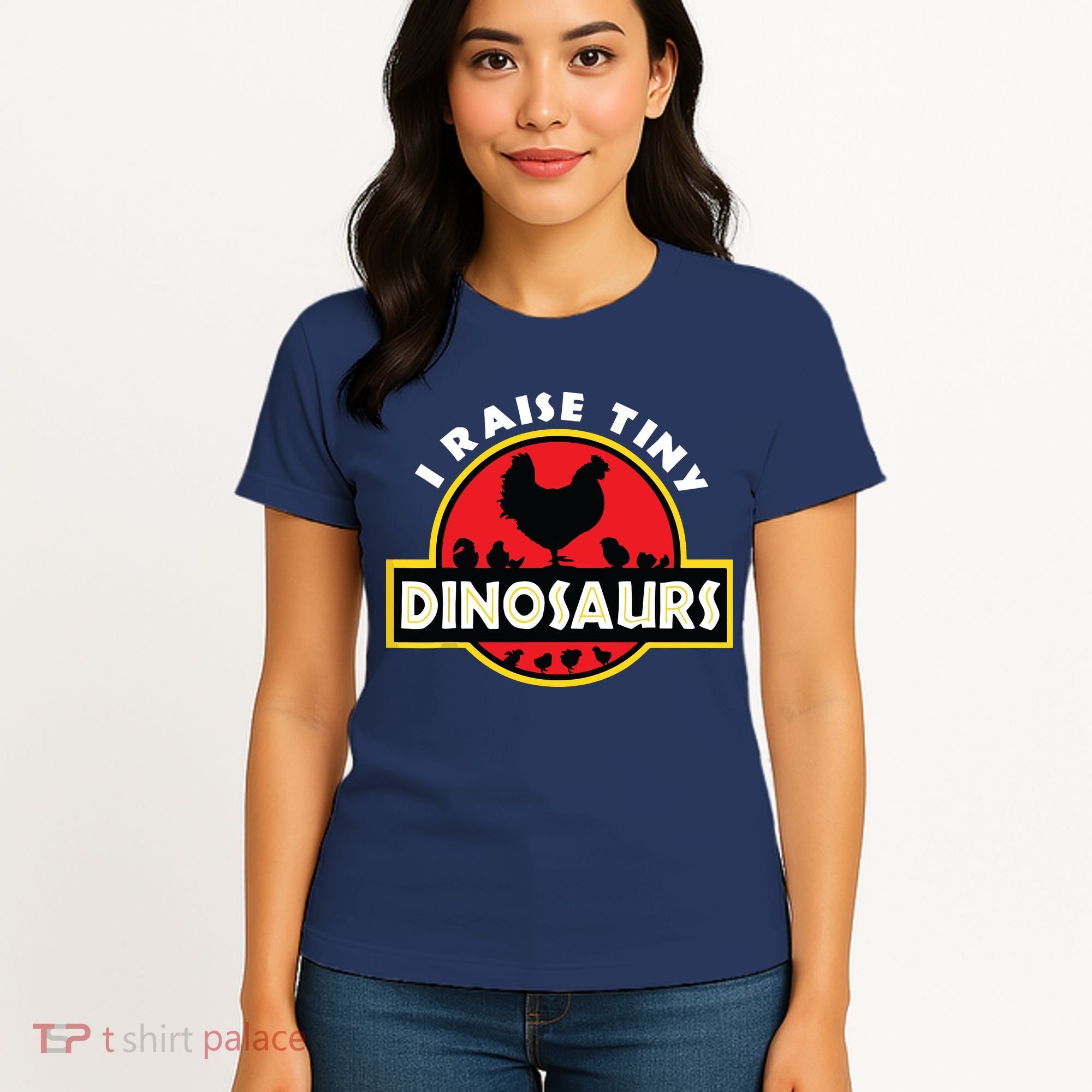 I Raise Tiny Dinosaurs Chicken Lover Women's T-Shirt