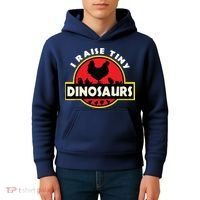 I Raise Tiny Dinosaurs Chicken Lover Kids Hoodie thumb 4