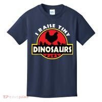 I Raise Tiny Dinosaurs Chicken Lover Kids T-Shirt thumb 0