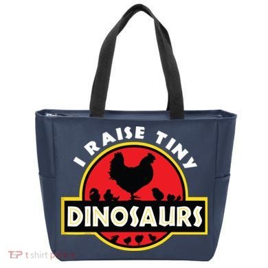 I Raise Tiny Dinosaurs Chicken Lover Tote Bag