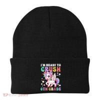 Im Ready To Crush 6Th Grade Cute Unicorn Back To School Gift Beanie thumb 0