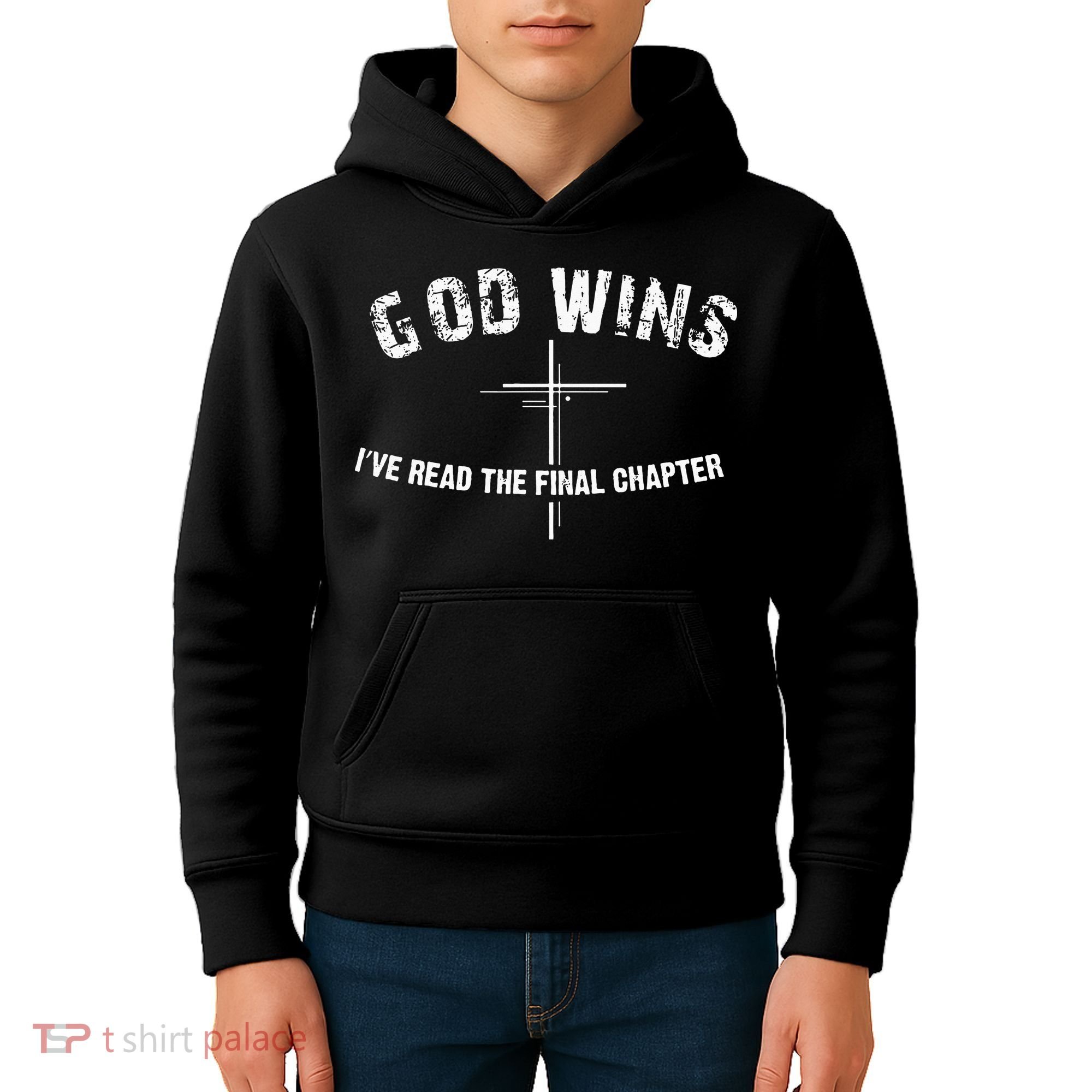 I've Read The Final Chapter God Wins Kids Hoodie