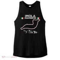Imola Race Track Formula Racing Car Italian Ladies PosiCharge Tri-Blend Wicking Tank thumb 0