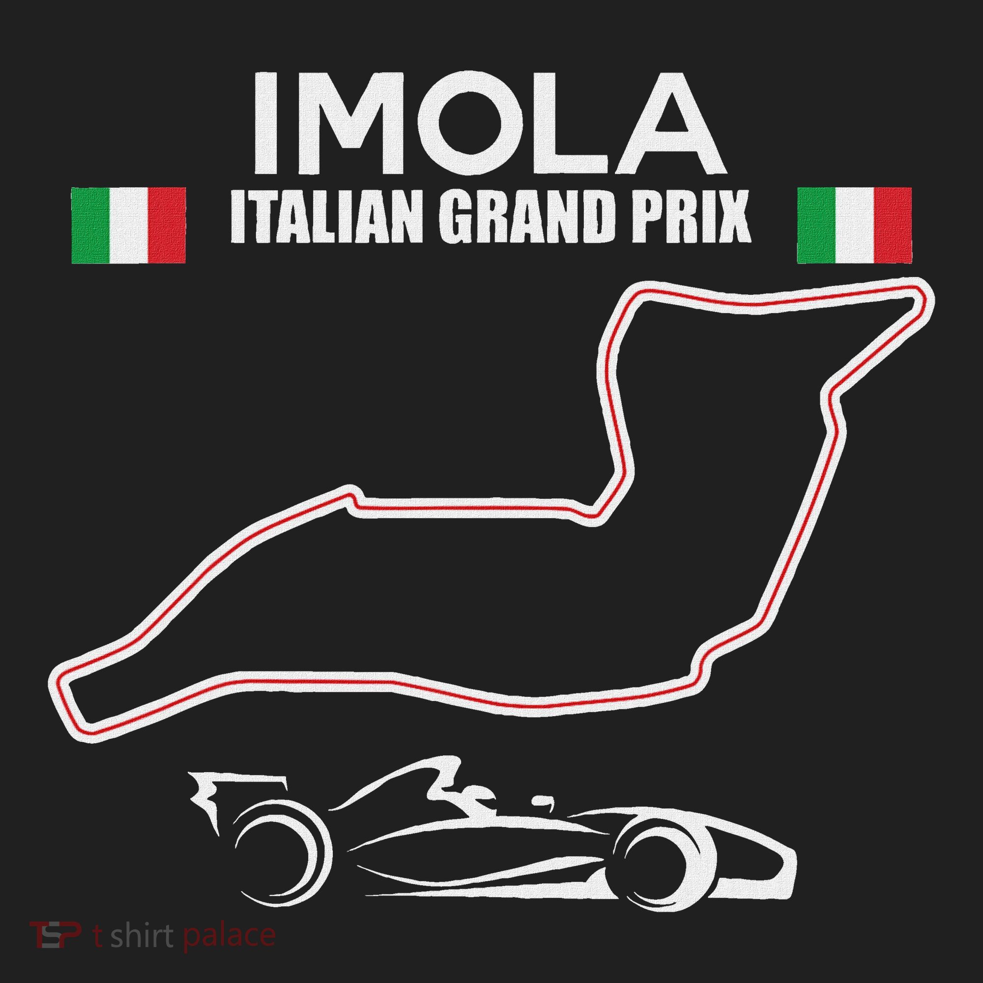 Imola Race Track Formula Racing Car Italian Beanie
