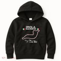 Imola Race Track Formula Racing Car Italian Kids Hoodie thumb 0