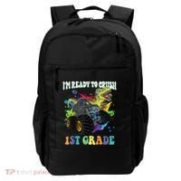 Im Ready To Crush 1st Grade Dinosaur Back To School Backpack thumb 0
