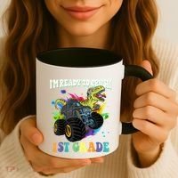Im Ready To Crush 1st Grade Dinosaur Back To School Coffee Mug thumb 3
