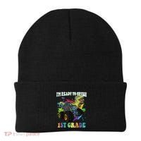 Im Ready To Crush 1st Grade Dinosaur Back To School Beanie thumb 0