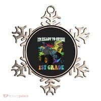 Im Ready To Crush 1st Grade Dinosaur Back To School Ornament thumb 0