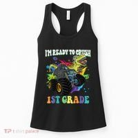 Im Ready To Crush 1st Grade Dinosaur Back To School Women's Tank Top thumb 0
