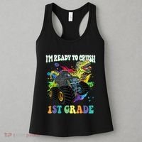 Im Ready To Crush 1st Grade Dinosaur Back To School Women's Tank Top thumb 3