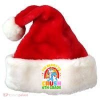 Im Ready To Crush 6Th Grade Unicorn Narwhal Back To School Gift Santa Hat thumb 0