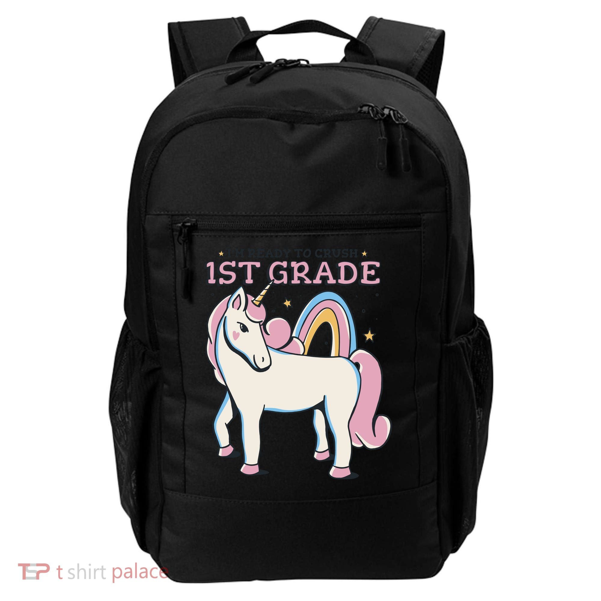 I'm Ready To Crush 1st Grade Rainbow Unicorn Backpack
