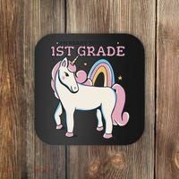 I'm Ready To Crush 1st Grade Rainbow Unicorn Coaster thumb 0
