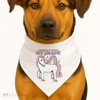 I'm Ready To Crush 1st Grade Rainbow Unicorn USA-Made Doggie Bandana thumb 1