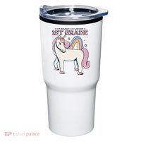 I'm Ready To Crush 1st Grade Rainbow Unicorn Tumbler thumb 0