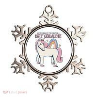 I'm Ready To Crush 1st Grade Rainbow Unicorn Ornament thumb 0