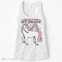 I'm Ready To Crush 1st Grade Rainbow Unicorn Women's Tank Top thumb 0