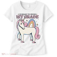 I'm Ready To Crush 1st Grade Rainbow Unicorn Women's T-Shirt thumb 0