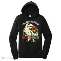 I'm Ready To Crush 2nd Grade Dinosaur T Rex Back To School Women's Hoodie thumb 0