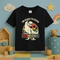 I'm Ready To Crush 2nd Grade Dinosaur T Rex Back To School Toddler T-Shirt thumb 3
