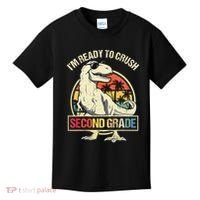 I'm Ready To Crush 2nd Grade Dinosaur T Rex Back To School Kids T-Shirt thumb 0