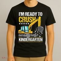 I'm Ready To Crush Kindergarten Construction Vehicle Boy T-Shirt thumb 3