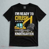 I'm Ready To Crush Kindergarten Construction Vehicle Boy T-Shirt thumb 5