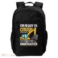 I'm Ready To Crush Kindergarten Construction Vehicle Boy Backpack thumb 0