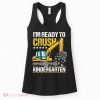 I'm Ready To Crush Kindergarten Construction Vehicle Boy Women's Tank Top thumb 0