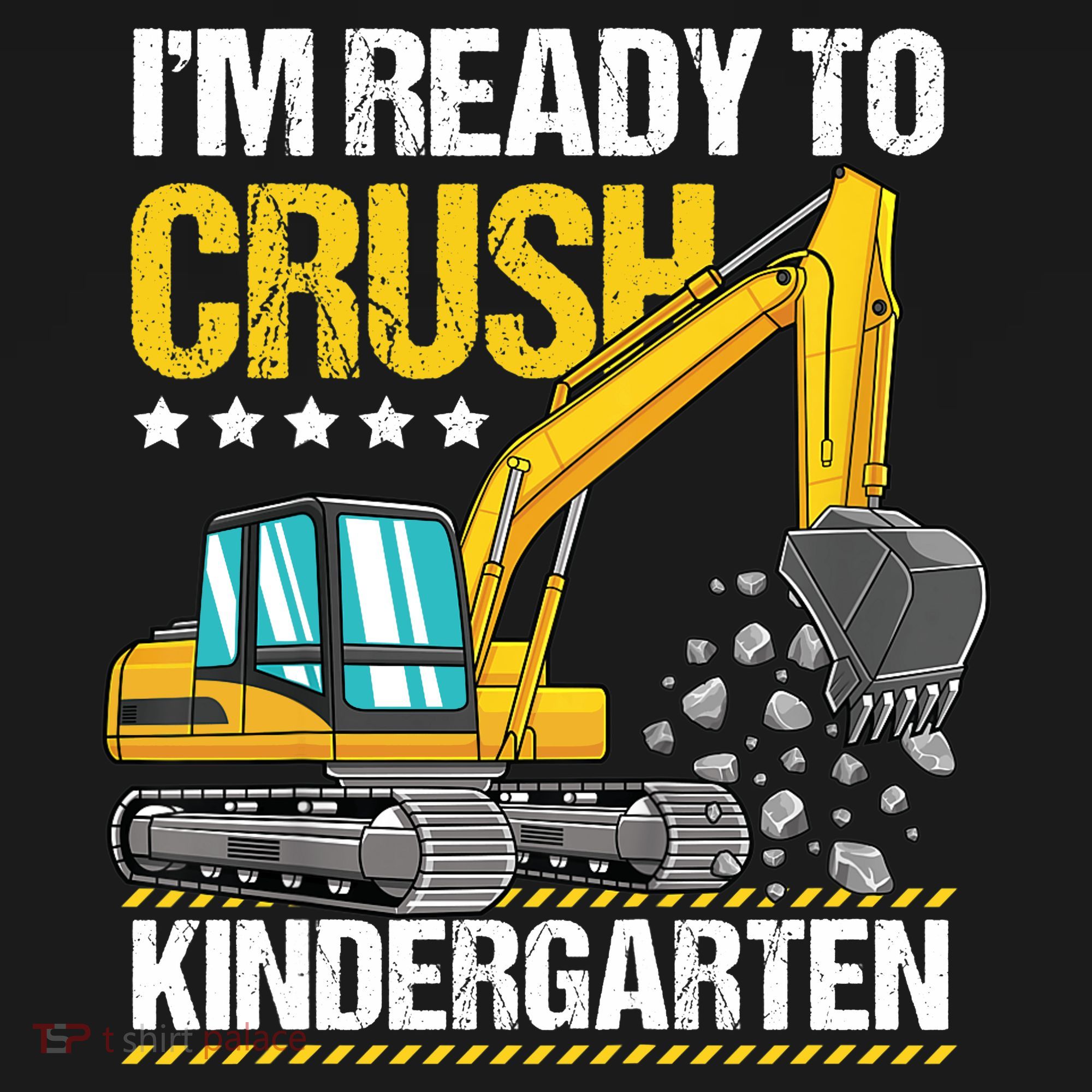 I'm Ready To Crush Kindergarten Construction Vehicle Boy Baby Bodysuit