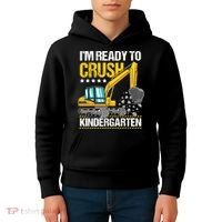 I'm Ready To Crush Kindergarten Construction Vehicle Boy Kids Hoodie thumb 4
