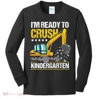 I'm Ready To Crush Kindergarten Construction Vehicle Boy Kids Long Sleeve Shirt thumb 0