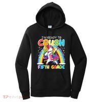 Im Ready To Crush Fifth Grade Unicorn Back To School Gift Cool Gift Women's Hoodie thumb 0