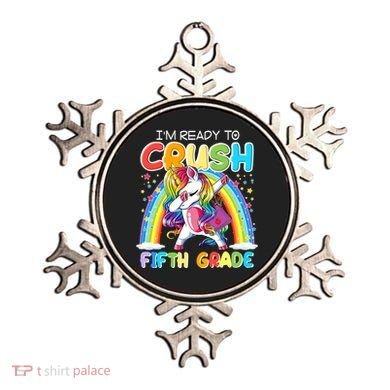 Im Ready To Crush Fifth Grade Unicorn Back To School Gift Cool Gift Ornament