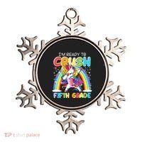 Im Ready To Crush Fifth Grade Unicorn Back To School Gift Cool Gift Ornament thumb 0