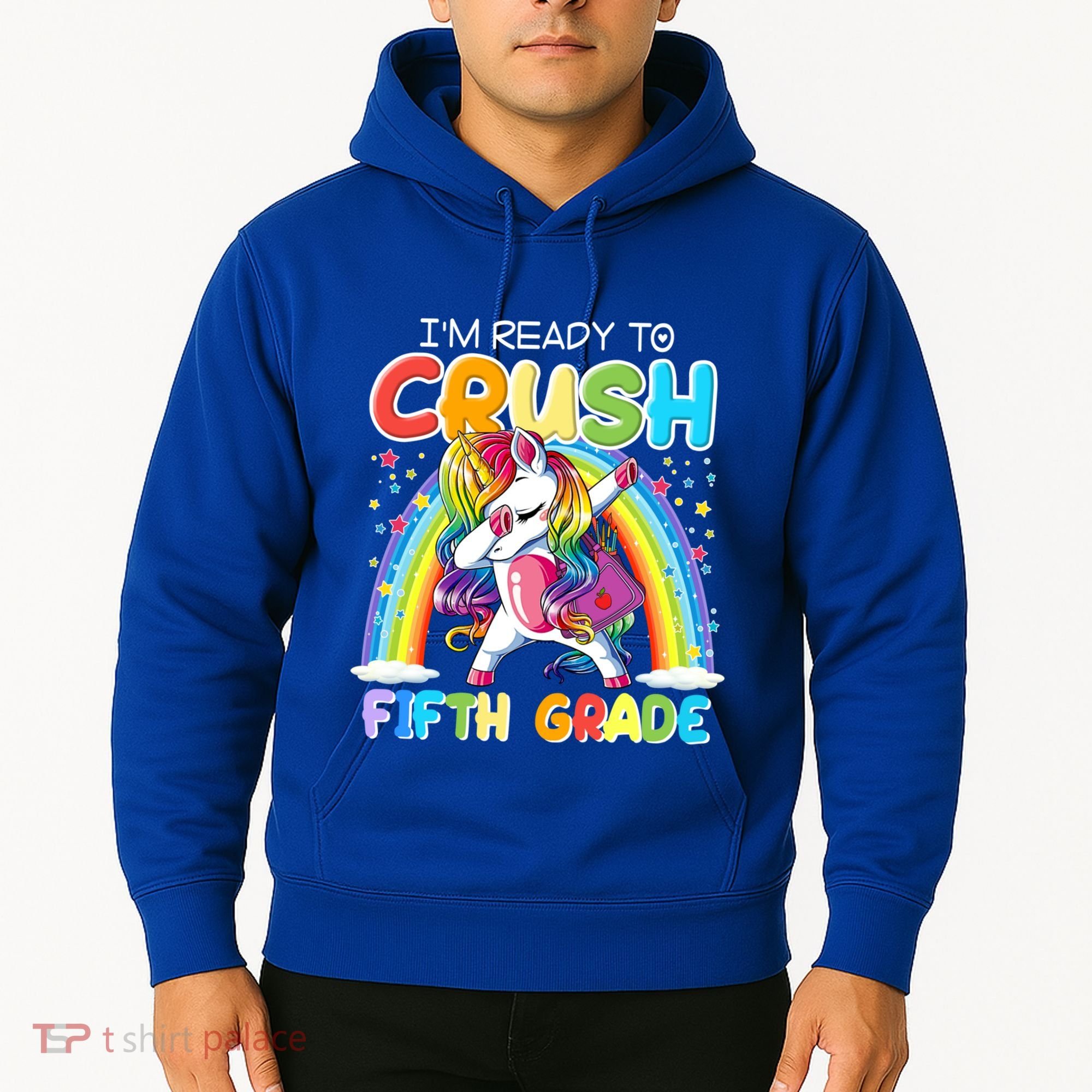 Im Ready To Crush Fifth Grade Unicorn Back To School Gift Cool Gift Hoodie
