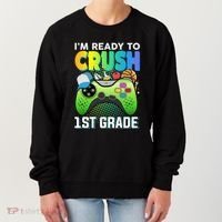 Im Ready To Crush 1st Grade Back To School Video Game Boy Gift Women's Sweatshirt thumb 0