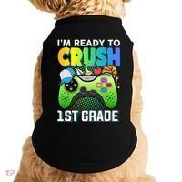 Im Ready To Crush 1st Grade Back To School Video Game Boy Gift Doggie Tank thumb 0