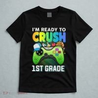 Im Ready To Crush 1st Grade Back To School Video Game Boy Gift T-Shirt thumb 5