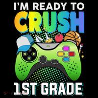 Im Ready To Crush 1st Grade Back To School Video Game Boy Gift Coffee Mug thumb 5