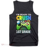 Im Ready To Crush 1st Grade Back To School Video Game Boy Gift Tank Top thumb 0